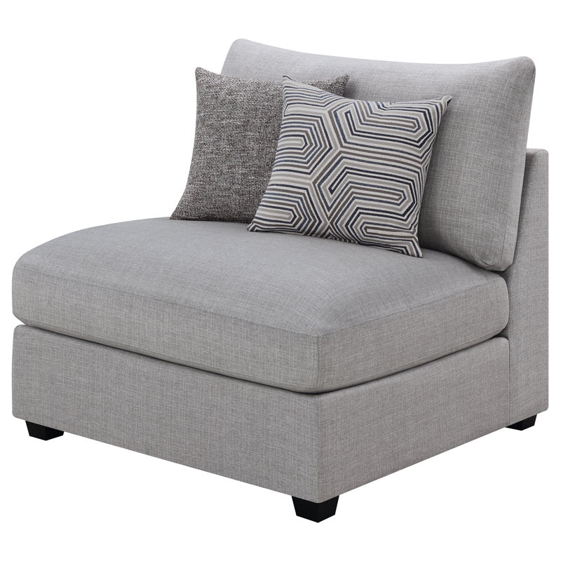 Fauteuil sans accoudoirs gris Blydenburgh