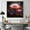 «Rose Magical Peony Alien Flower», impression d'art floral moderne