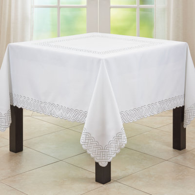 Tablecloth With Braid Embroidery