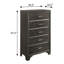 Commode 5 tiroirs Magana