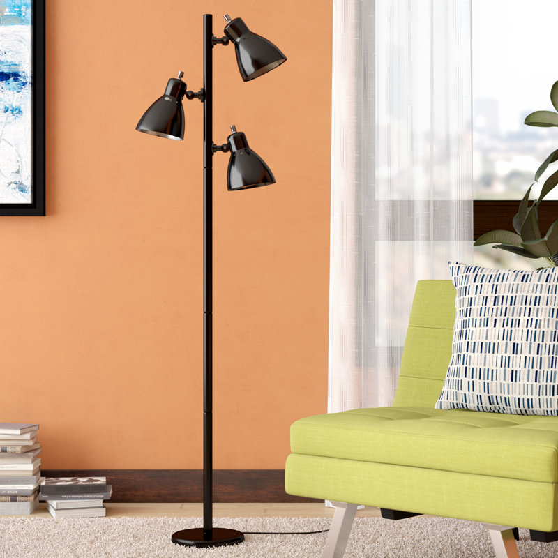 Nadide 64'' Tree Floor Lamp, Black