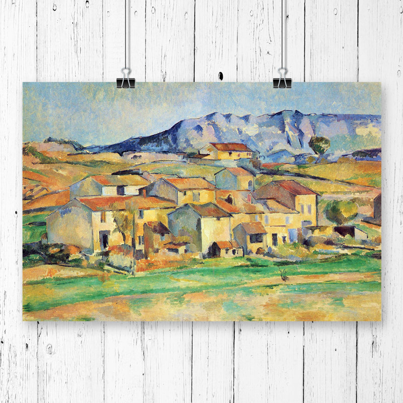 Paul Cezanne Montagne Sainte Victoire - Frameless Print, 42cm H x 59.4cm W