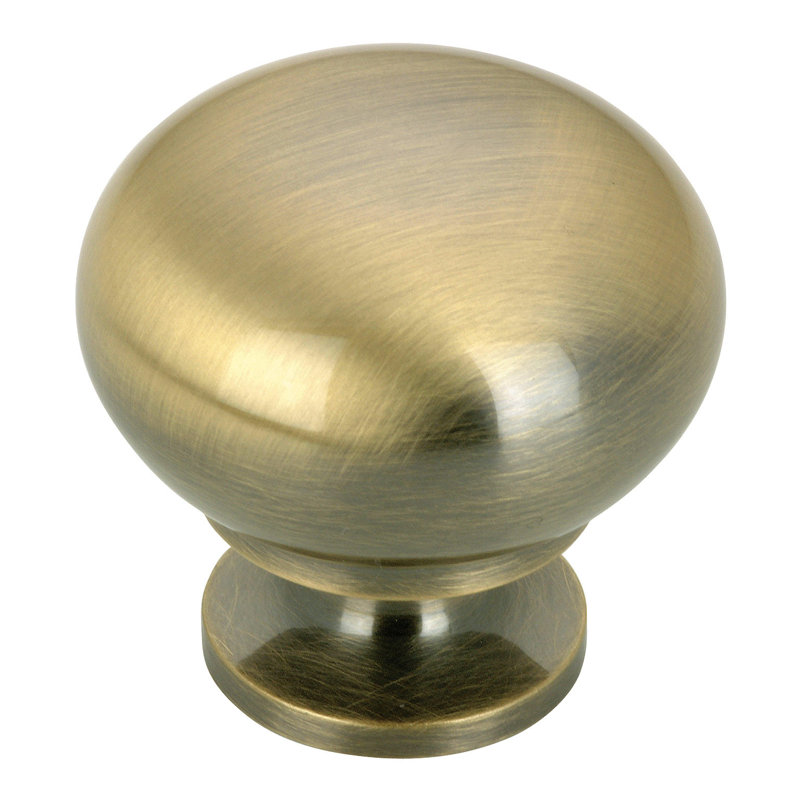 Poignée champignon Expression de 1 1/4 po de diamètre, Antique English