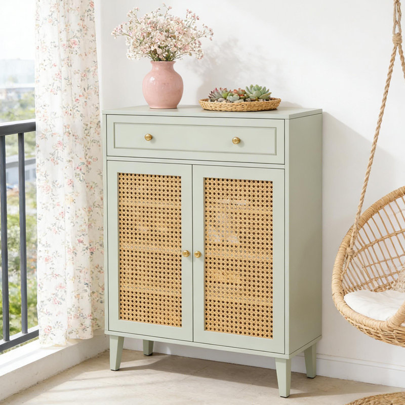 Range-chaussures de style nordique, armoire à chaussures chic, armoire spéciale