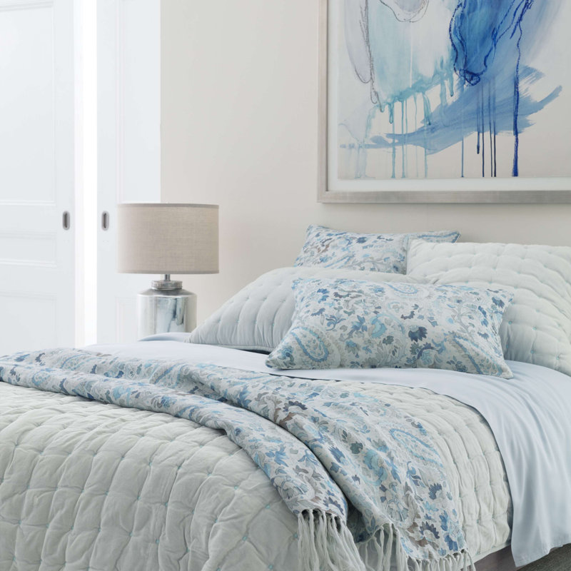Silken Solid Sheet Set, Queen Sheet Set, Robin's Egg Blue