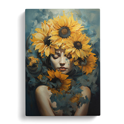 Sunflower Contemporary - No Frame Print