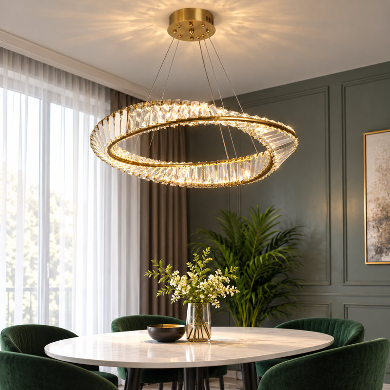 Achanti 1 - Light LED Chandelier, 115cm H x 58cm W x 58cm D