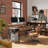 Shareny Metal Base Computer Desk