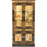 Gold Lacquer Curio Cabinet - Cranes