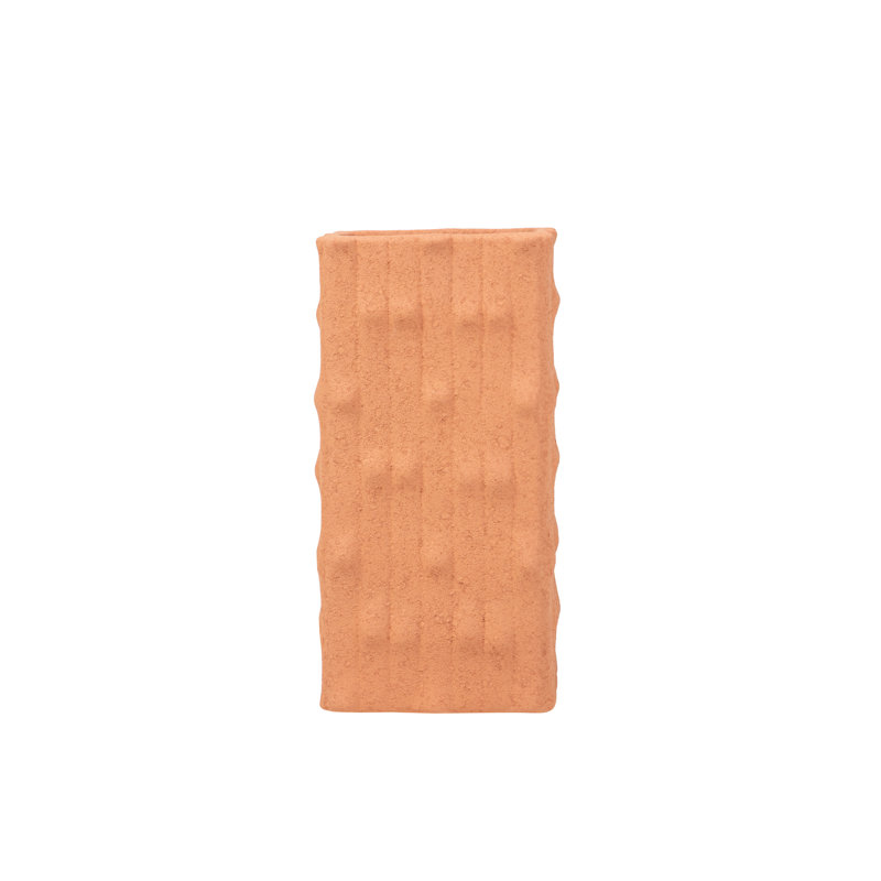 Ceramic / Porcelain Table Vase, Orange, 31cm x 15xm W x 15cm D