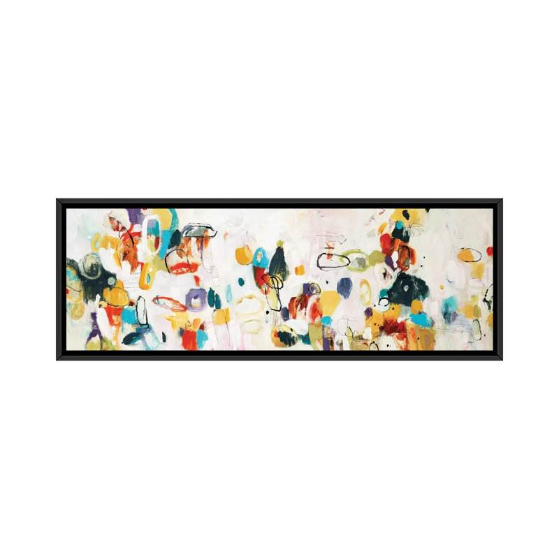 «Breakout» par Lisa Ridgers, reproduction d'art graphique sur toile, H 16 po x l 48 po x P 1,5 po, Cadre noir