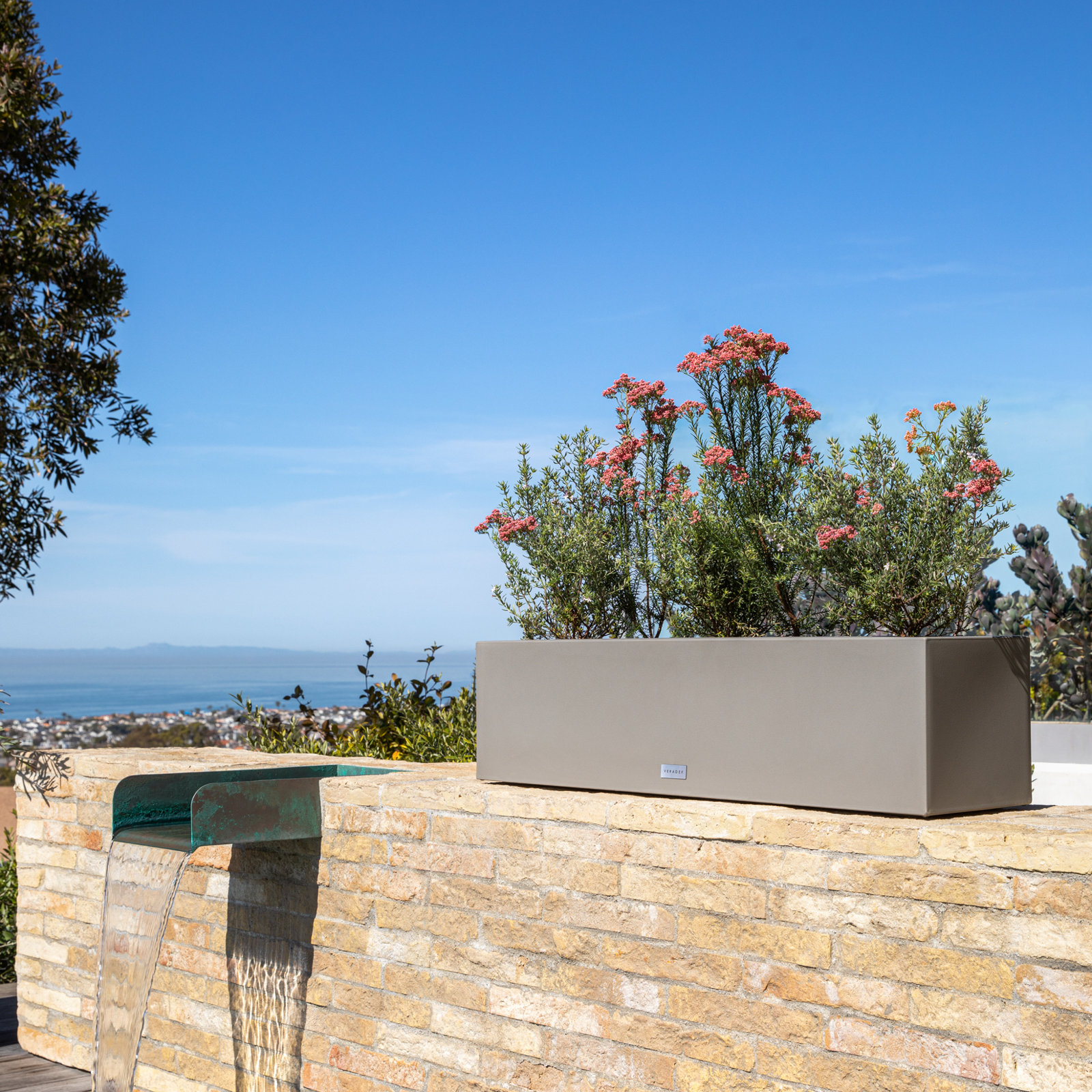Block Series 36" Planter Box, Gray