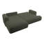 Alija 3 Seater Velvet Sofa & Chaise-158869179-158869175