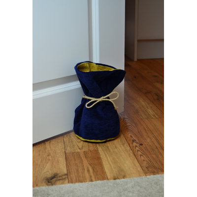 Alston Chenille Fabric Wedge Floor Stop