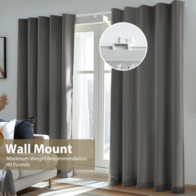 Ceiling Mount Rail Room Divider Tracks Extra Long Curtains Rod