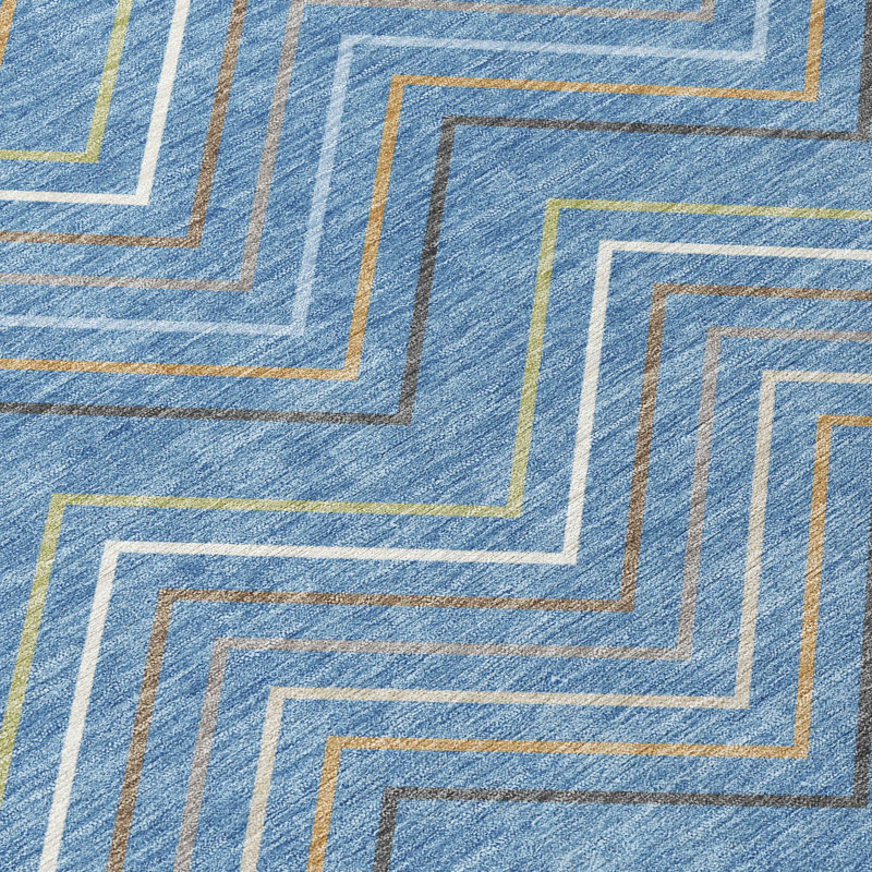 Tapis intérieur / extérieur lavable à la machine Kerwin ACN2392, Rectangle 10 pi x 14 pi