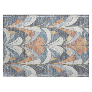 Machine Washable Indoor/Outdoor Arline ACN2174 Modern Rug