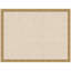 Kate and Laurel Framed Fabric Pinboard Neutral Weave Printed Linen Traditional Bulletin Board for Use as a Vision Board or Wall Organization