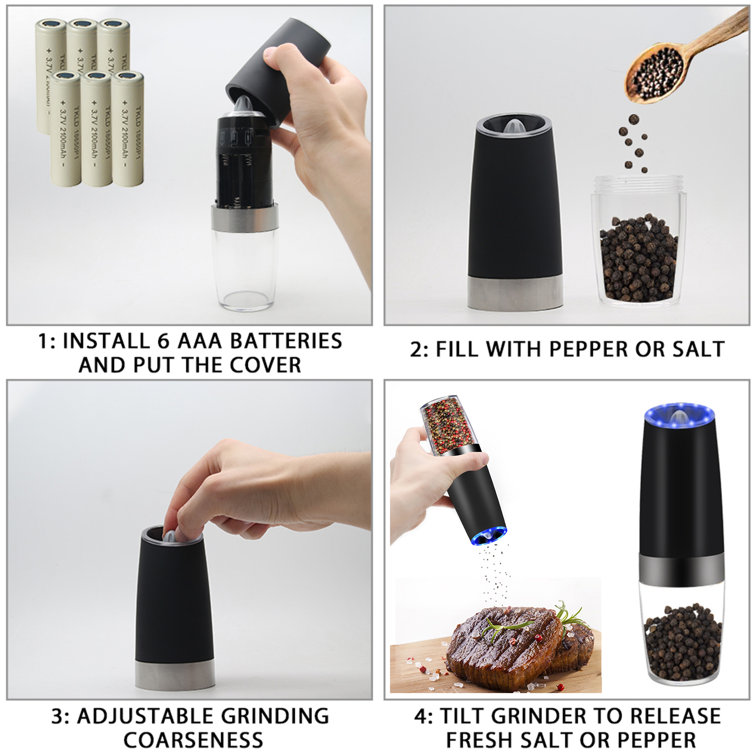 Salt and Pepper Batteries