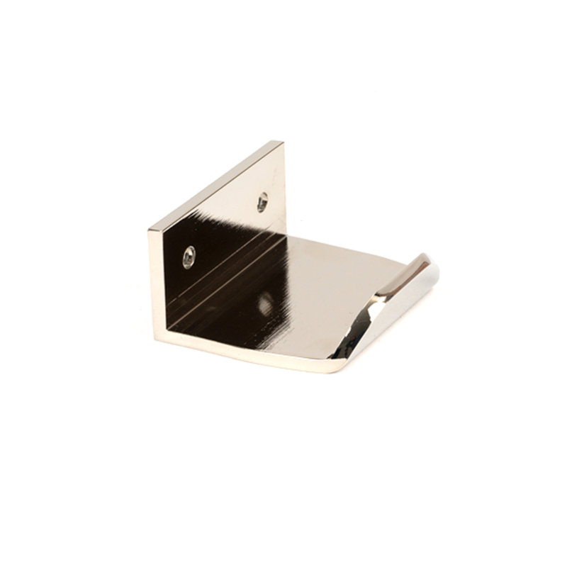 Polished Nickel 50Mm Moore Edge Pull, 3 cm, Polished Nickel