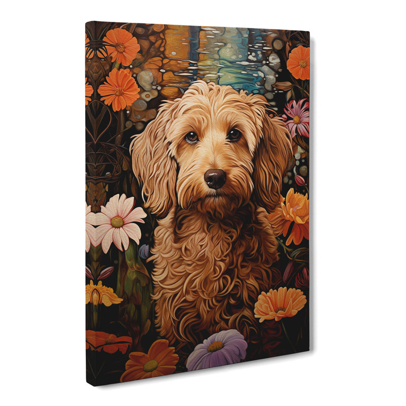 Labradoodle Renaissance - Wrapped Canvas Print