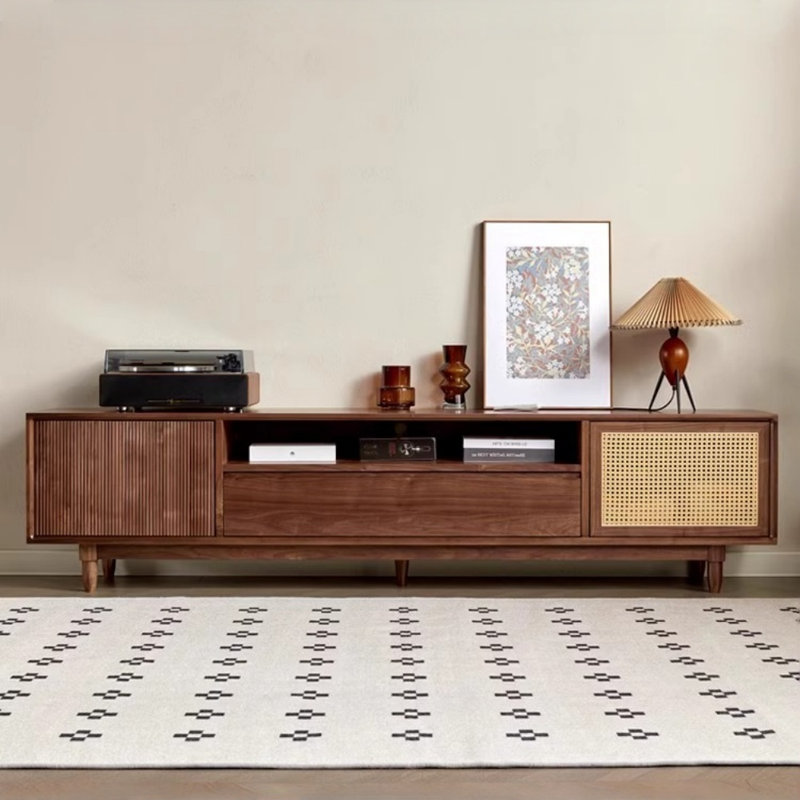 Meuble télé en bois massif Retro