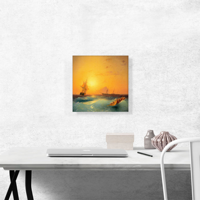 Impression de peinture sur toile tendue par American American, H 12 po x l 12 po x P 1,5 po