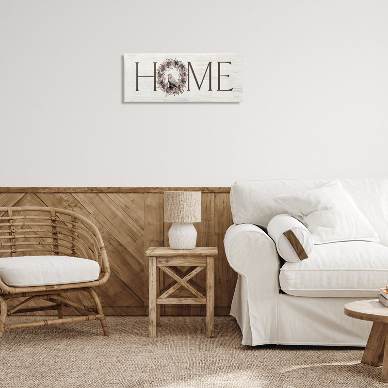 Home Home, couronne par Bird Laure, H 10 po x l 24 po