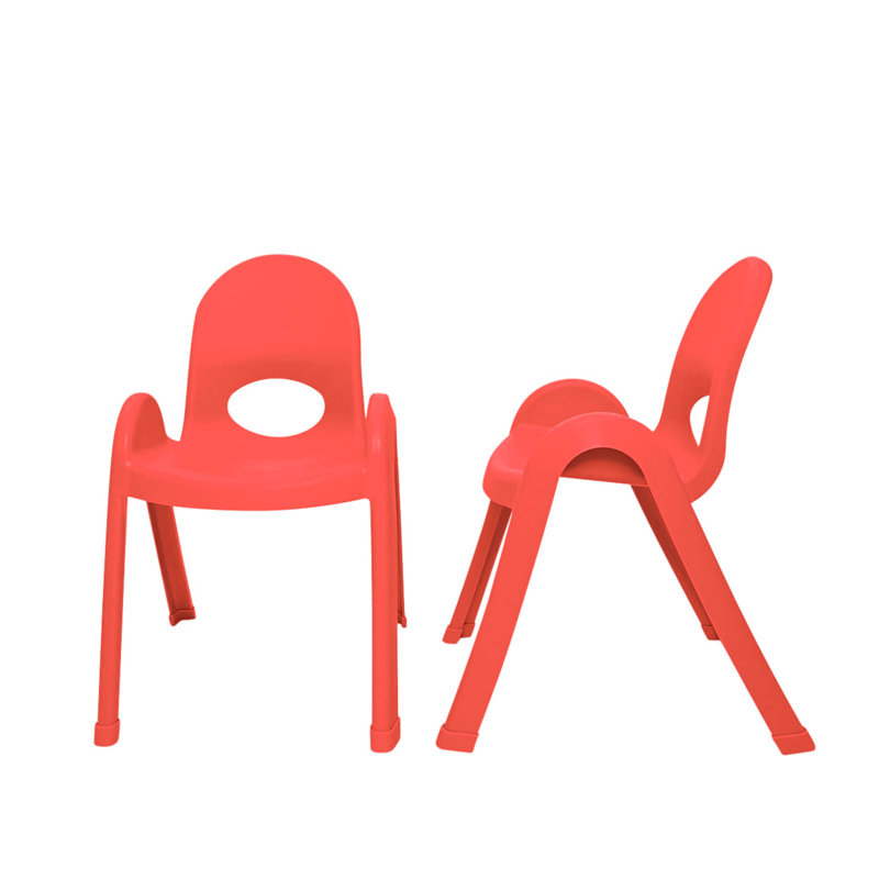 Chaise pour enfant Value Stack, Rouge, 13", 2