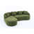 Chenille vert antique