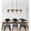 Aneth 4 - Light Black Linear Pendant
