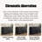 Black Solid + Manufactured Wood Accent Cabinet-1313306999