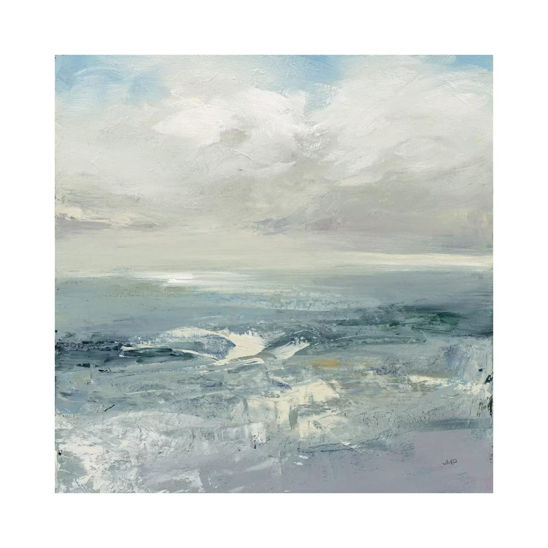Waves 1 Piece Wrapped Canvas Painting, 93.98cm H x 93.98cm W x 1.91cm D