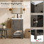 Ensemble de meuble-lavabo simple 20 po Radstock-992661564