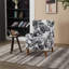 Ensemble de table basse et fauteuil avec structure en bois robuste