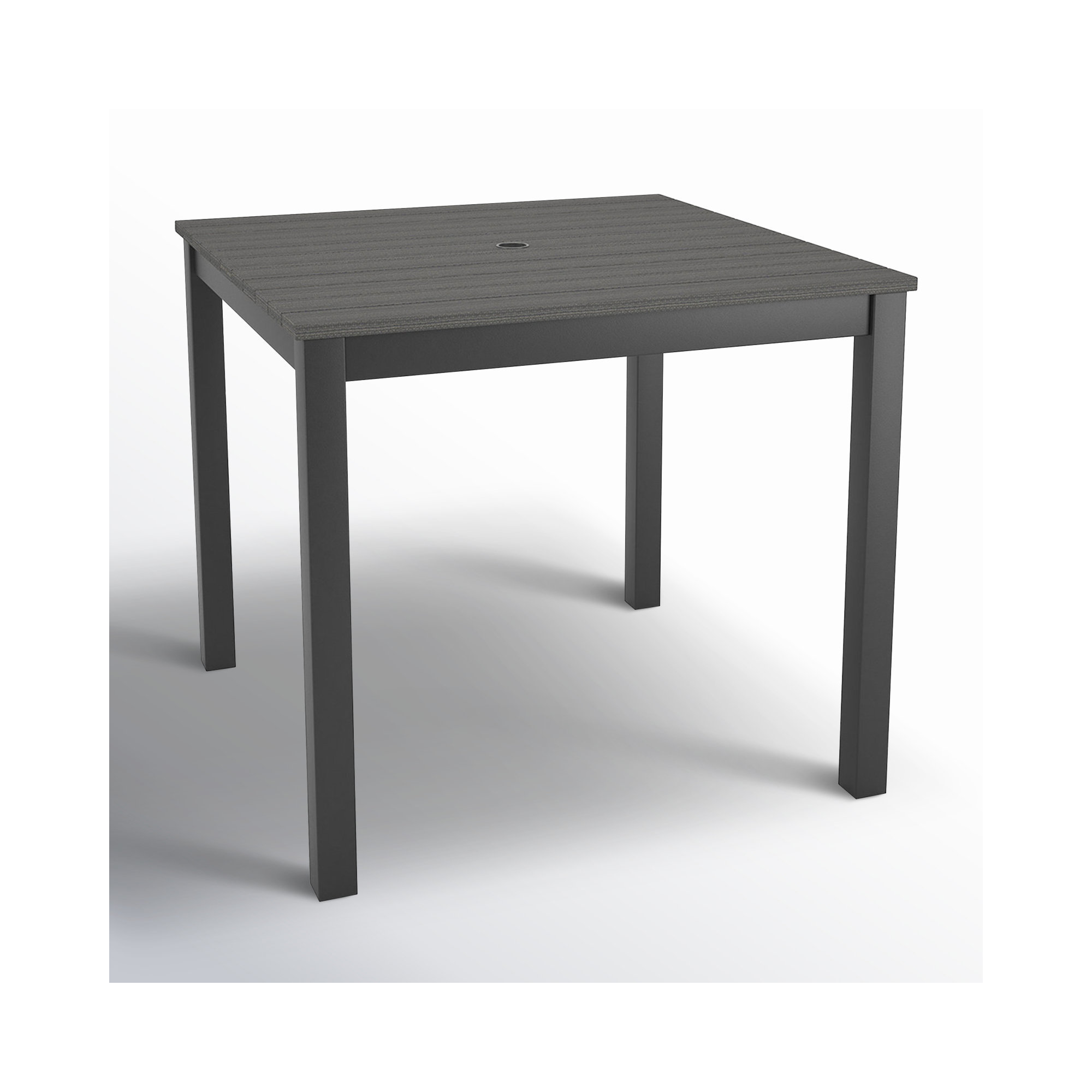 Townsend Dining Table, 33" W x 33" L x 29" H, Gray