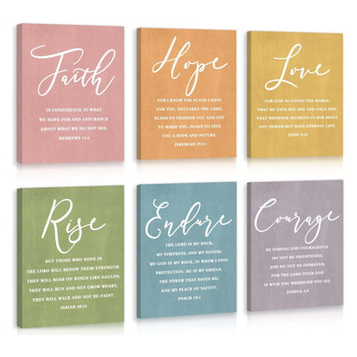 6 Piece Wrapped Canvas Print