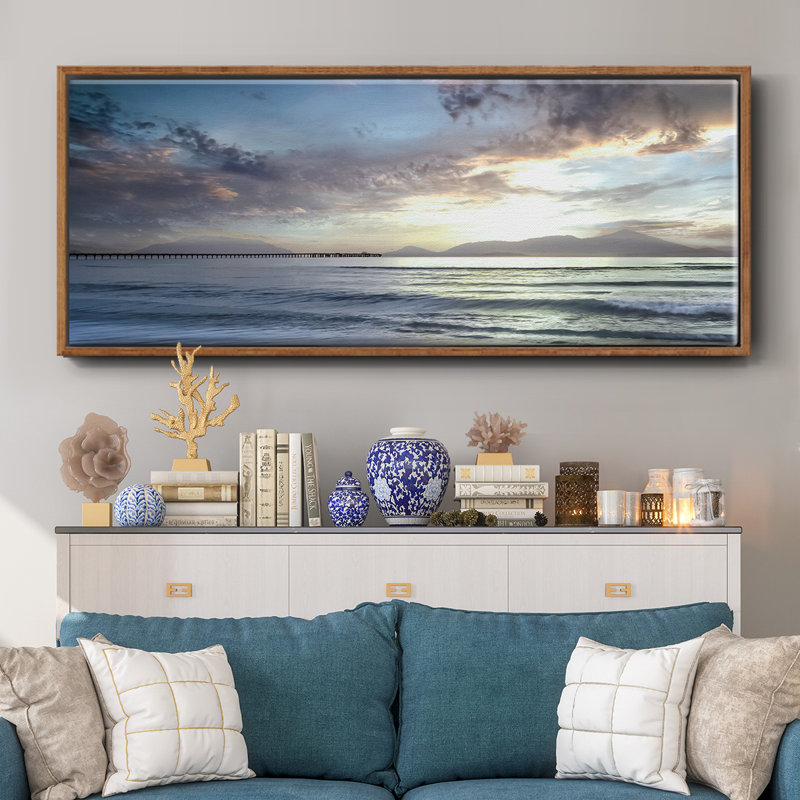 Island Calm - toile encadrée, H 24 po x l 60 po