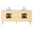 Boyle 72'' Double Bathroom Vanity with Quartz Top-1402904338
