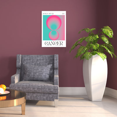 Abstract Cancer Abstract Colorful Contemporary Wall Art Print