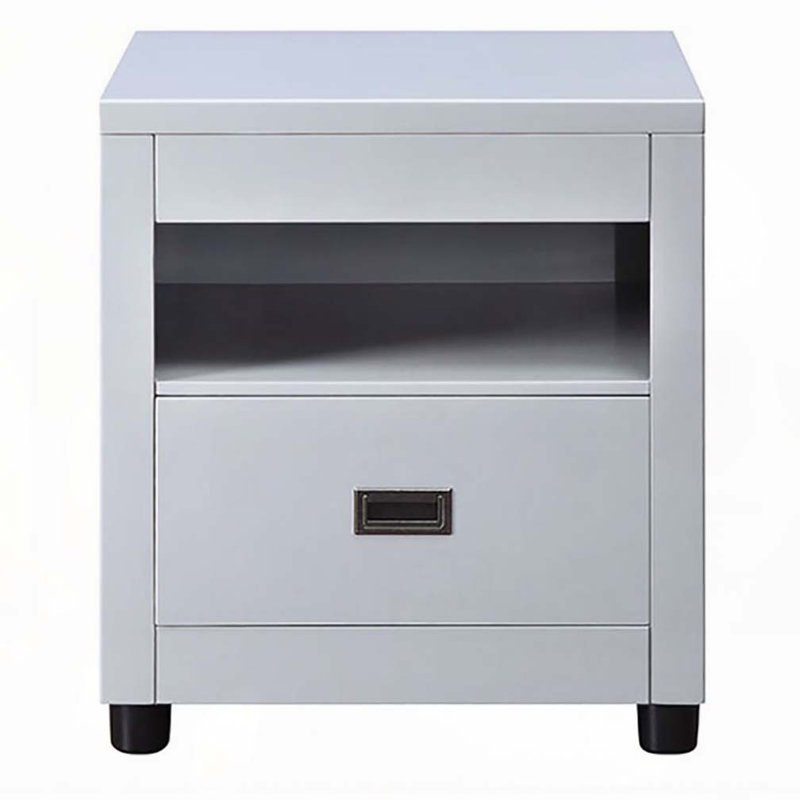 Table de bout avec rangement Dove Grey