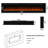 100 inches Recesses and Wall Mounted Electric Fireplace inserts