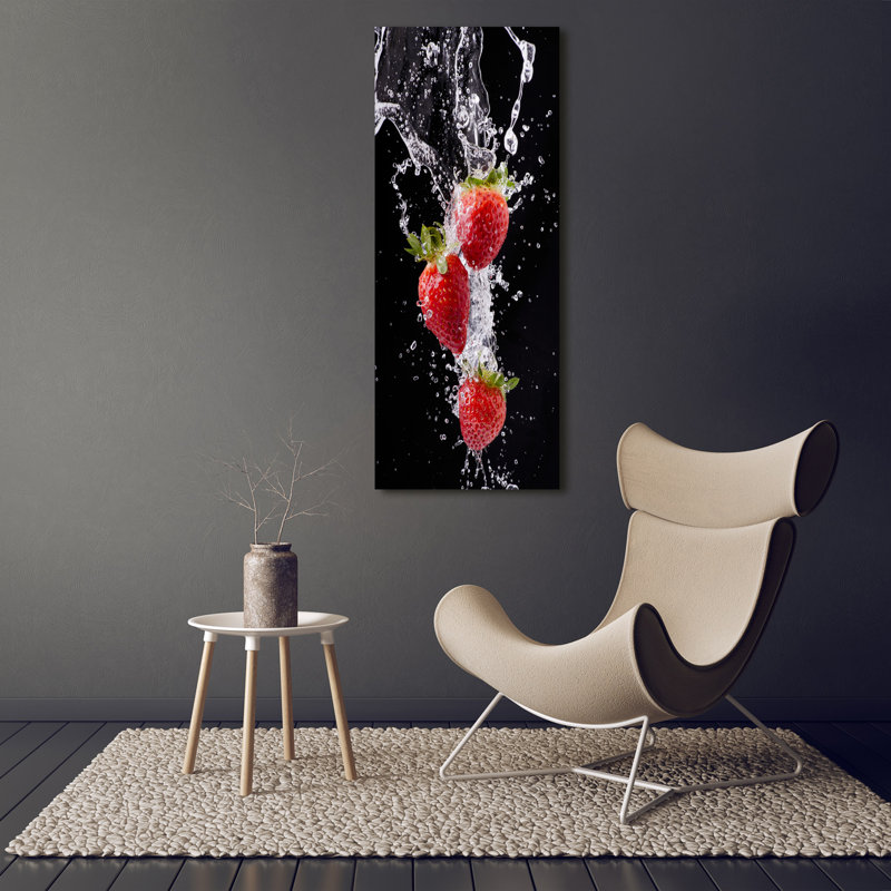 Strawberries - Wrapped Canvas Print