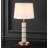 Modern Gold Metal Alabaster Stone Table Lamp