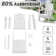 Plastic/Resin Folding Adjustable Back Adirondack Chair with Cup Holder