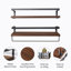 Ensemble de 2 tablettes murales flottantes-982900104-982900149