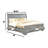 Benge Sleigh Storage Bed-1861014126