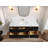 Roswell Floating 60'' Single Bathroom Vanity with Quartz Top-101487169