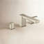 90 Degree Double Handle Deck Mounted Roman Tub Faucet Trim-1290100859