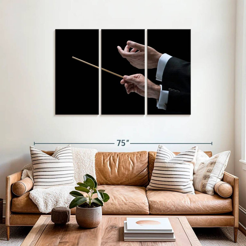 Abarca Music Conductor Hands, 36" H x 57" W